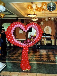 Сердце из шаров