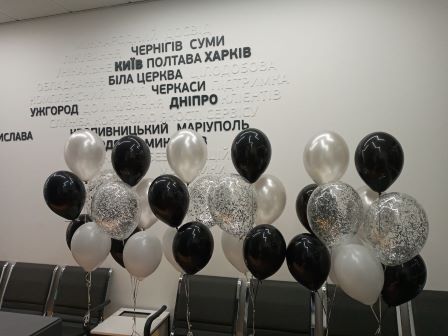 Гелевые шары заказать на открытие клиники