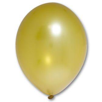 Гелиевый шар золотой 35 см